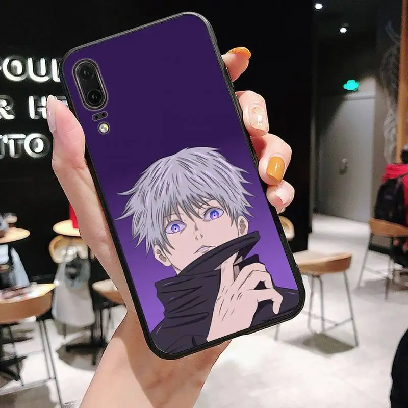 

Jujutsu Kaisen Satoru Gojo Comics Phone Case For huawei honor 10 i lite 8x P 30 40 20 lite pro smart 2019 nova 5t mate 20 pro