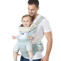 baby carrier scarf ergonomic kangaroo baby multi function all round breathable sling convenient newborn carrier with hip seat