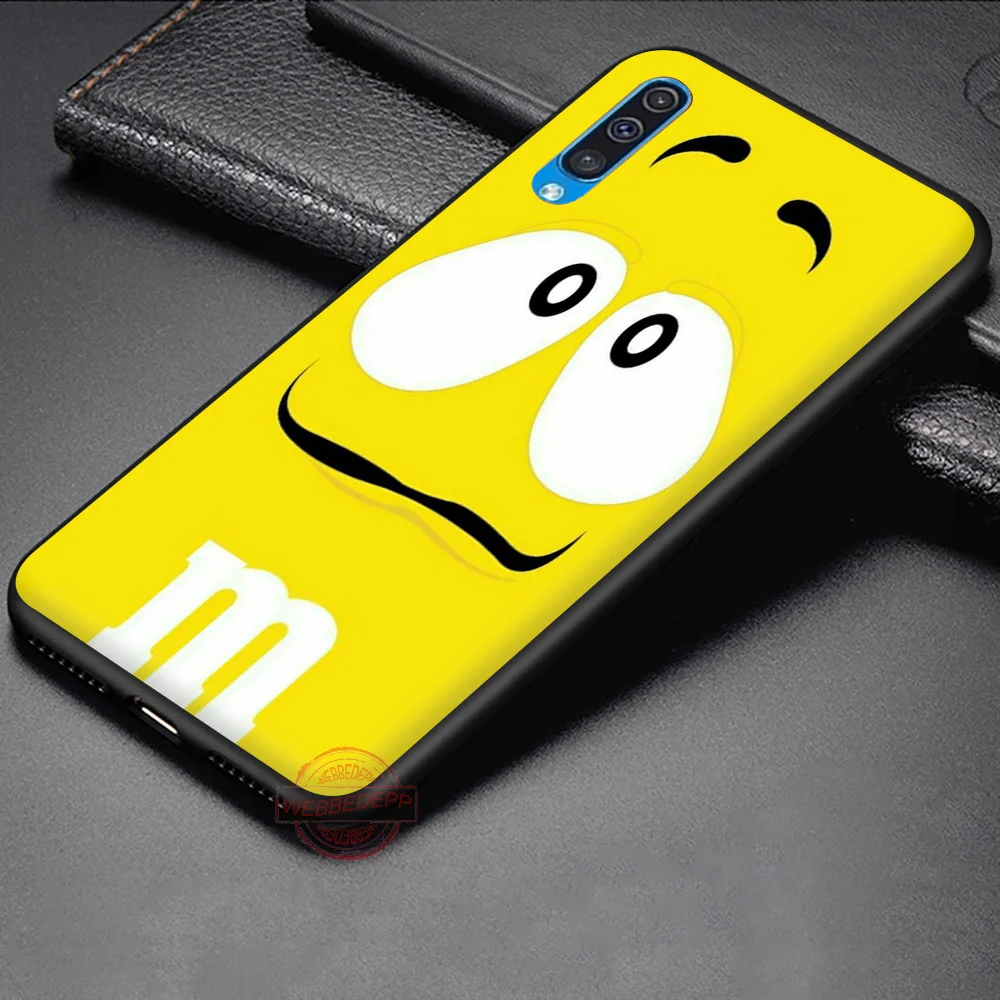 WEBBEDEPP милые с изображением конфет M &amp мягкий чехол для Samsung A3 детей 5 6 7 8 9 J6 A10 A20 A30