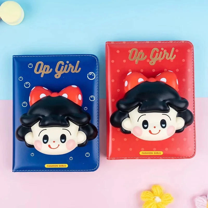 

Kawaii Bubber Girl Color Inside Notebook Creative Hardcover Diary Weekly Planning Manual Handbook Handbook Scrapbook Beautiful G