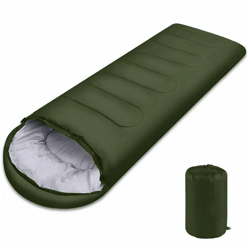 

Camping Sleeping Bag 0.7kg 3Seasons For Adults Extra-Large With Compression Sack For Hiking Backpacking Outdoor Adventures 0.7k