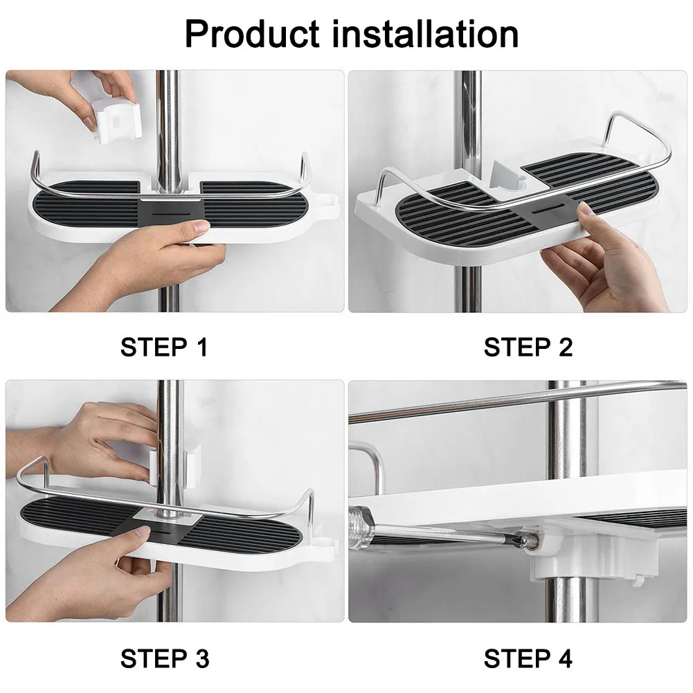 Многофункциональный душевой подъемник стойка для хранения без дырочек стержень