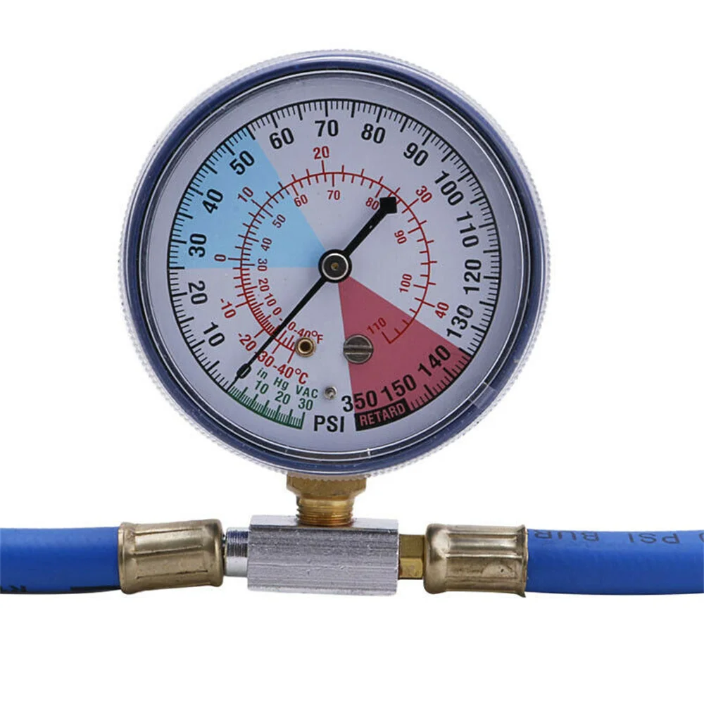 Universal r134a Gas Air Conditioning Refill R12 R22 R134a Refrigerant Open Valve Car Conditioner Recharge Hose Gauge |