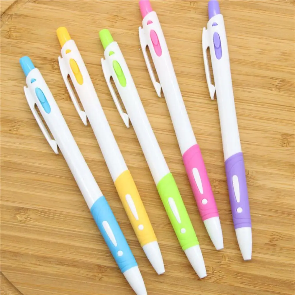 

1 Pc Plastic Ballpoint Pen Pressed White Rod Ballpoint Pen Writing Stationery Office School Supplies Free Shipping