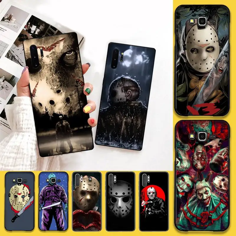 

YJZFDYRM Hot Jason Voorhees DIY phone Case cover Shell For Samsung Note 7 8 9 10 Lite Plus Galaxy J7 J8 J6 Plus 2018 Prime