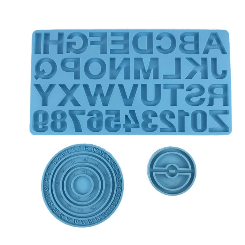 

1 Set Alphabet Wind Chimes Epoxy Resin Mold DIY Crafts Jewelry English Letters Number Keychain Ornaments Silicone Mould
