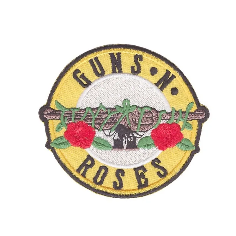 

10pcs/lot Round Rose Embroidery Patches Shirt Backpack Clothing Decoration Accessories Diy Iron Heat Transfer Applique