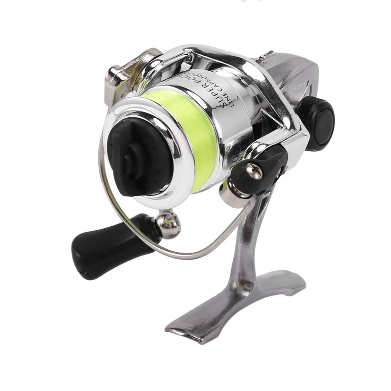 Mini 100 Pocket Spinning Fishing Reel Tackle Small 4.3:1 Metal Wheel Pesca | Спорт и развлечения