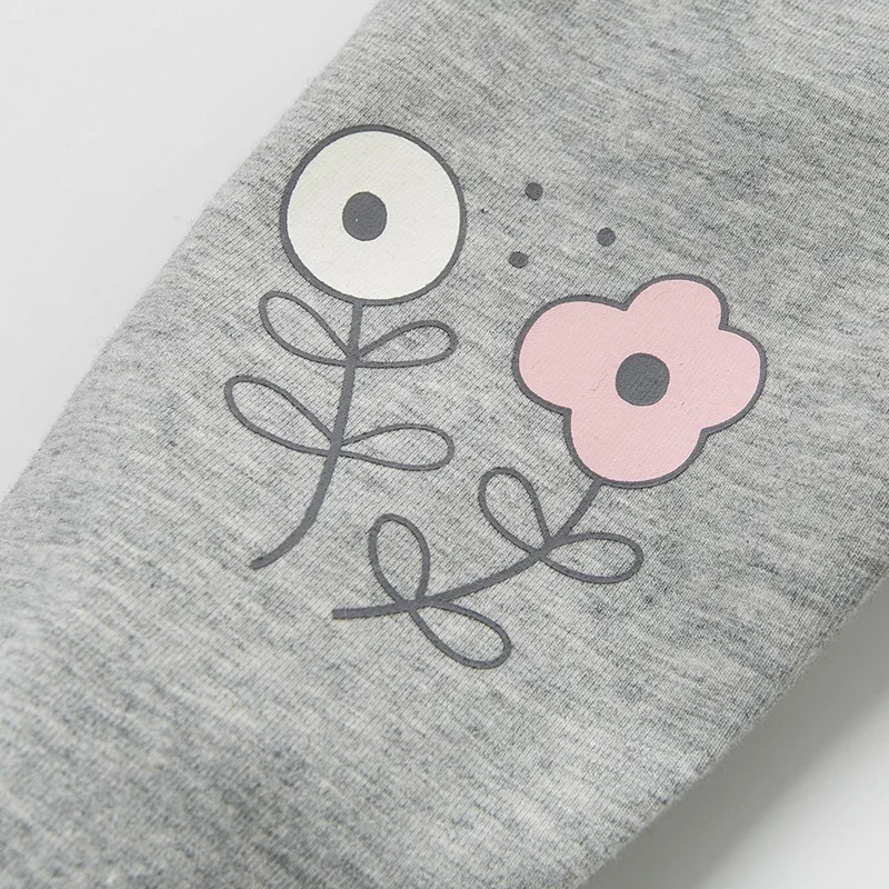 Детские длинные штаны с цветочным принтом для девочек|Брюки| |