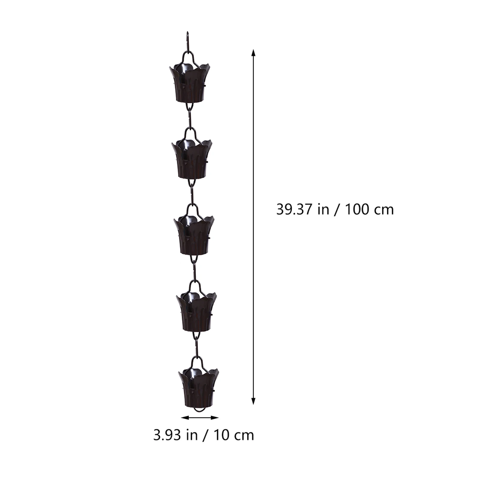 

1M Villa Roof Drainage Chain Winter Drainage Chain Villa Roof Gutter Rainwater Chain Drainage Rain Chain