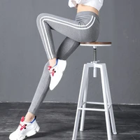 gray workout leggings fitness outer wear spring 2021 casual sports tight trousers high waist blake womens pants s 3xl plus size