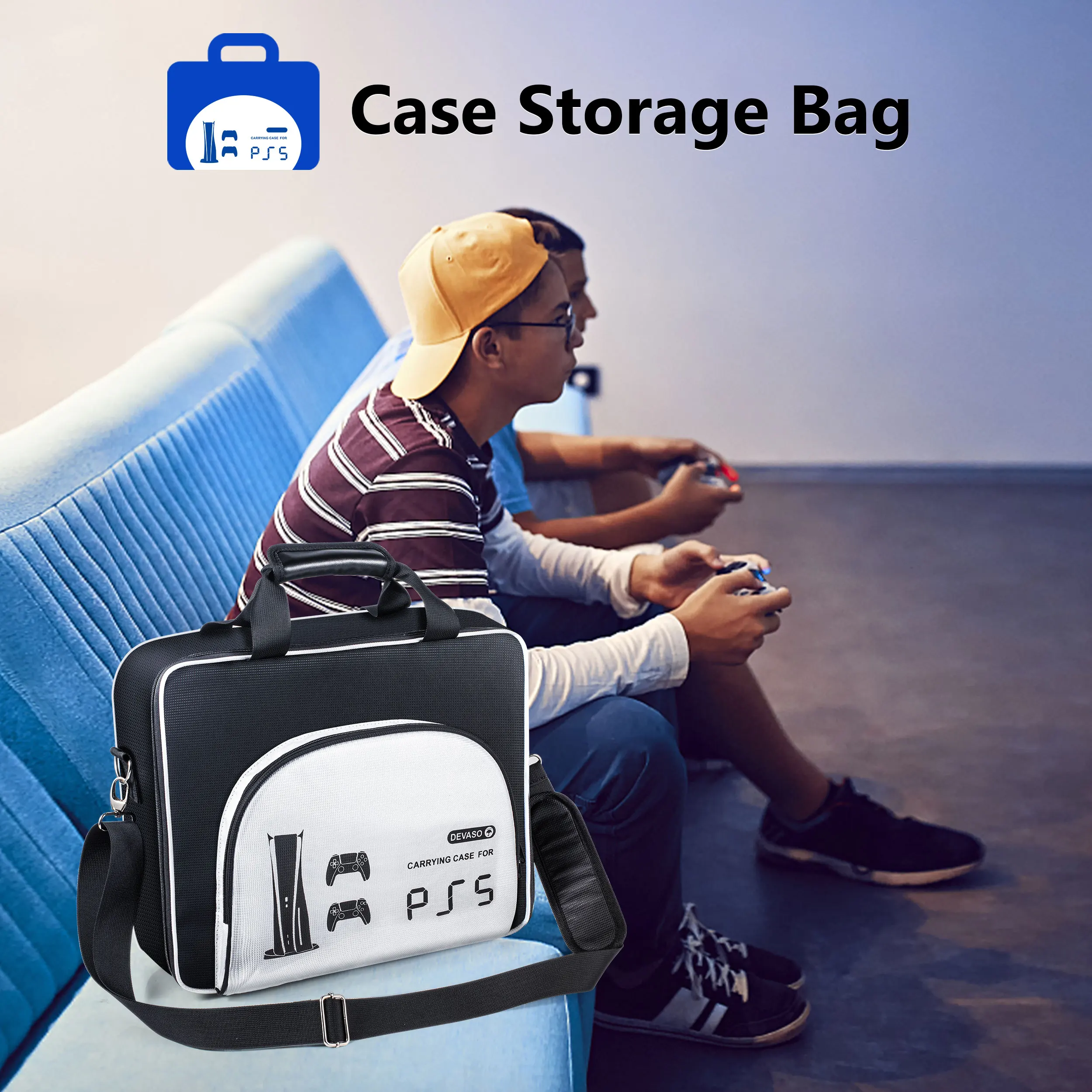 

Carrying Case Bag For Sony PS5 Game Console Travel Storage Bag Playstation PS 5 Handbag Playstation 5 Accessories Shoulder Bag