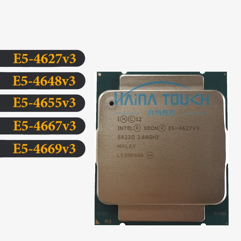 Original Intel Xeon E5 4627V3 4648V3 4655V3 4667V3 CPU SmartCache FCLGA2011-3 Processor