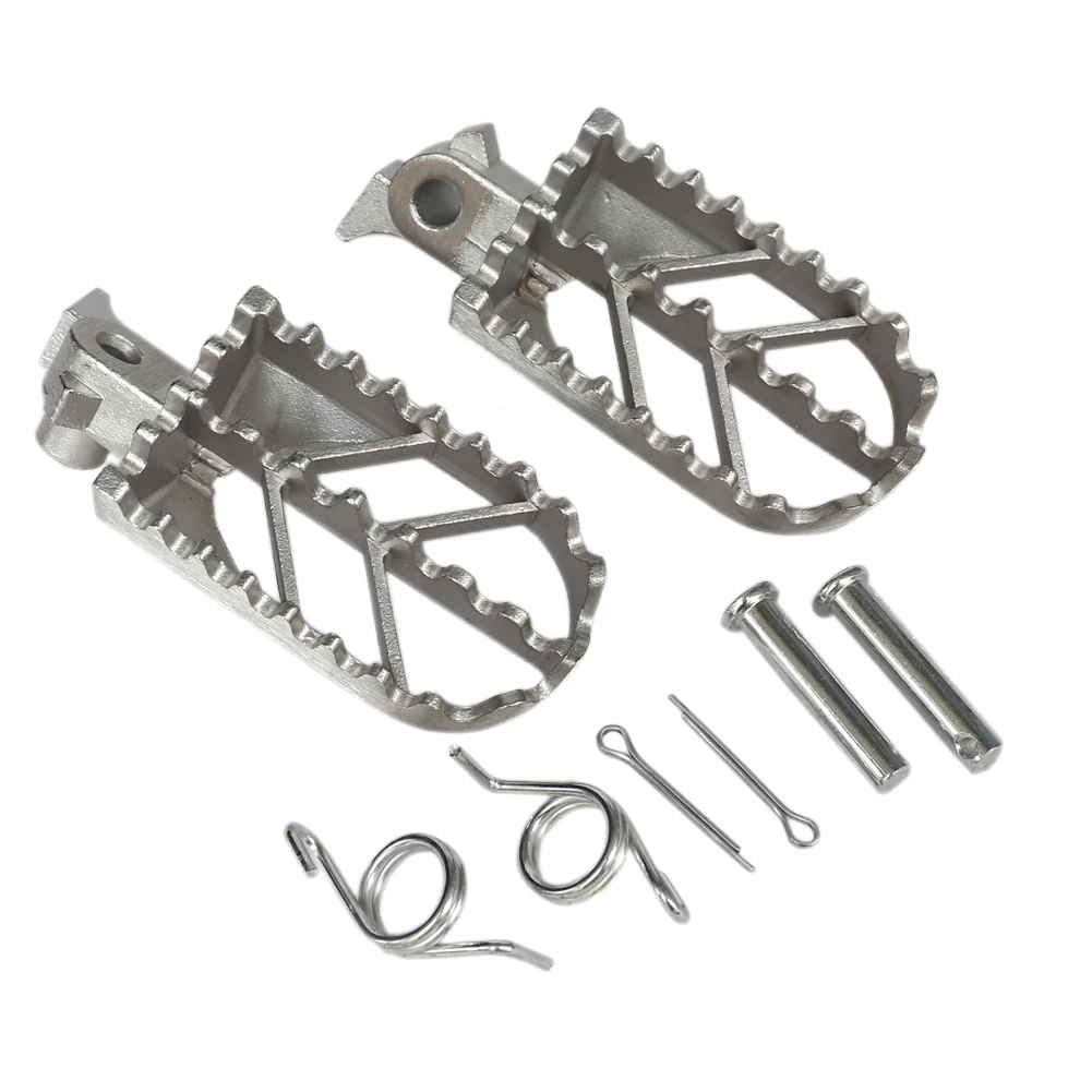 

Stainless Steel Motorcycle Footpegs Foot Pegs Rest For Pit Dirt Motor Bike Pitster Pro XR50 CRF50 CRF70 SSR Thumpstar Motocross