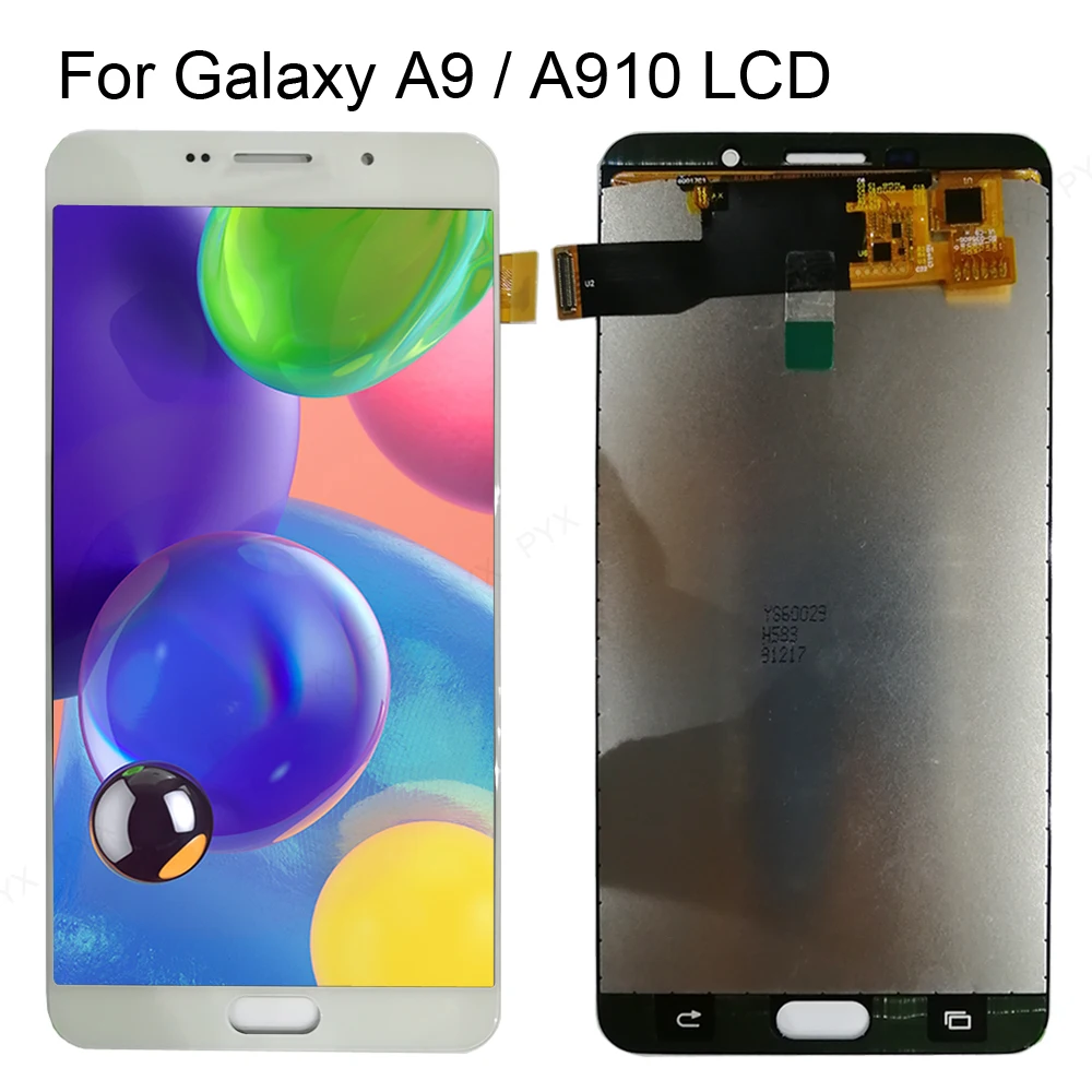 100% протестированный ЖК-дисплей A910 для SAMSUNG GALAXY A9 Pro Lcd 2016 A9100 A910F/DS дисплей сенсорный