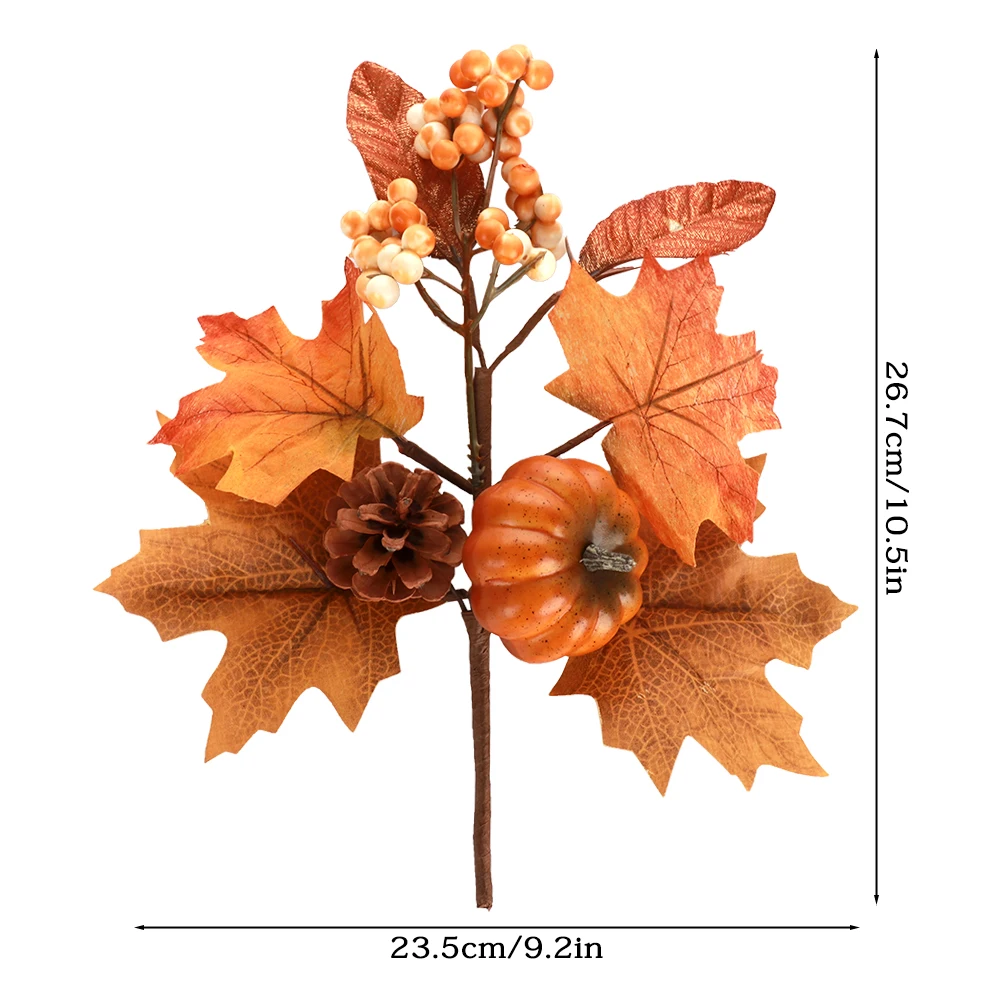 Искусственный Кленовый лист тыква имитация подсолнухов гирлянда аксессуары для