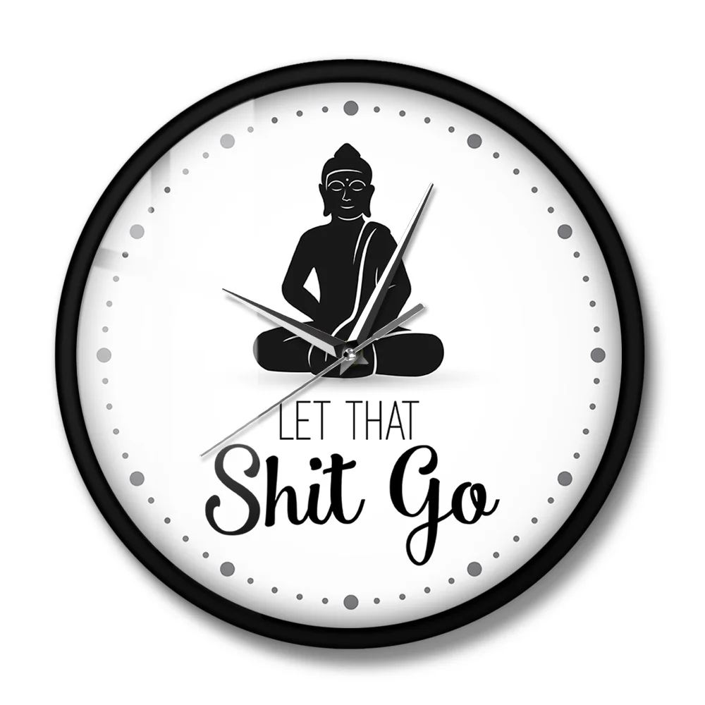 Наручные часы с цитатами Будды смешное юмористическое искусство бесшумные