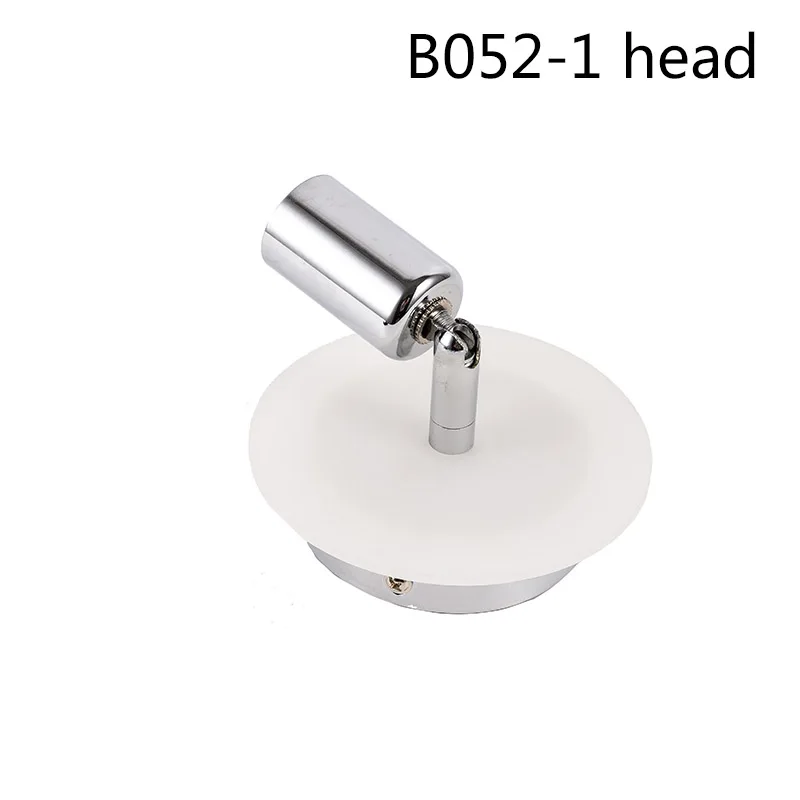 B052-1H 2/3 рулевые головки потолочные светодиодные подвесные светильники для столовой кухни комнаты потолочные светильники магазин витрина магазина регулируемые потолочные точечные светильники - Цвет корпуса: B052-1H