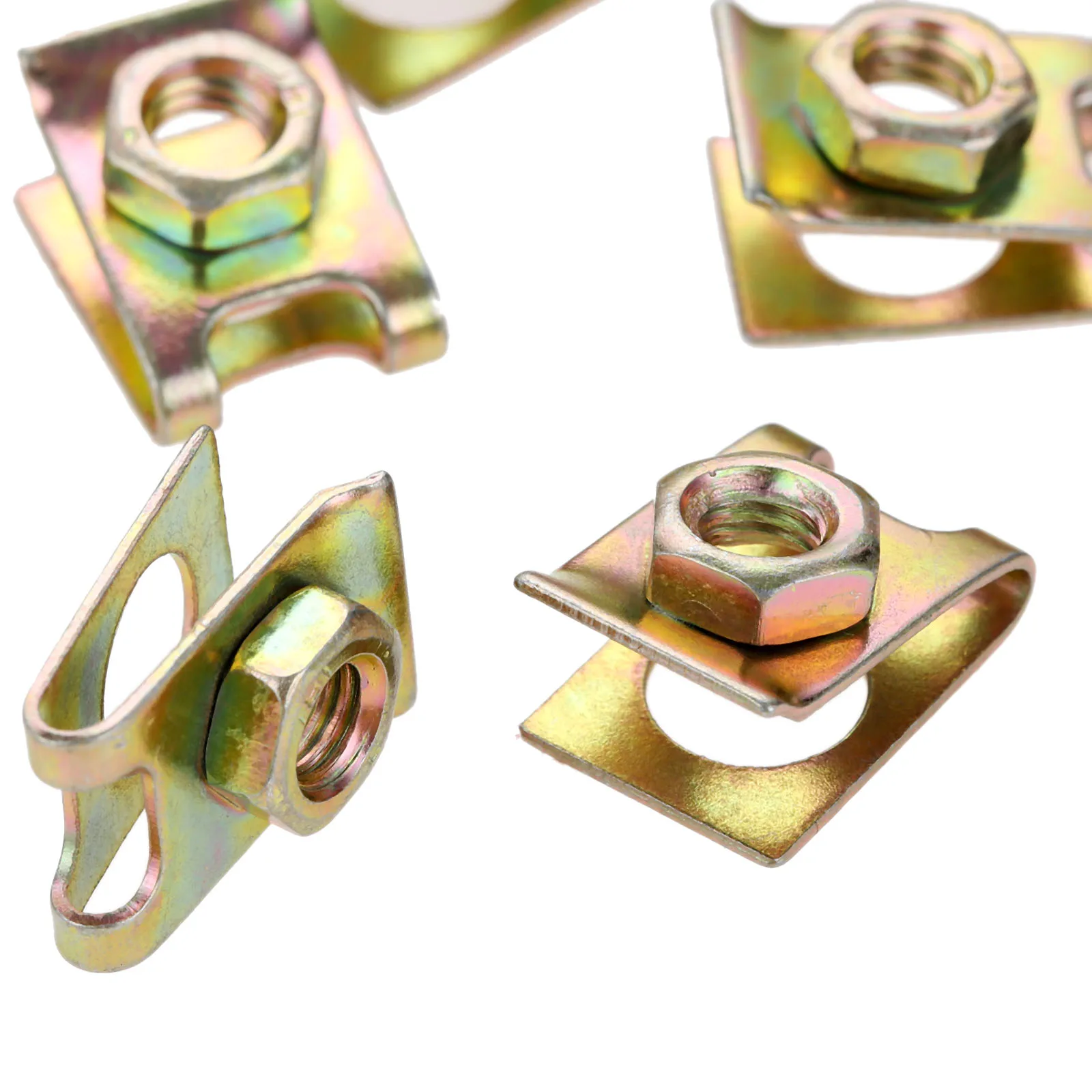 Yetaha 20 шт. крепежный зажим для автомобильного номерного знака Универсальная