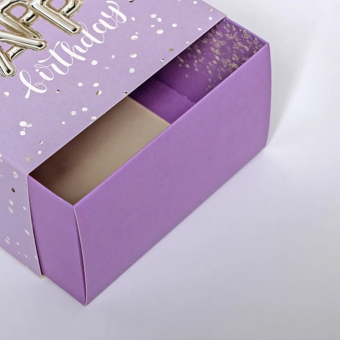 Коробка складная Happy birthday 14 × 8 см | Дом и сад