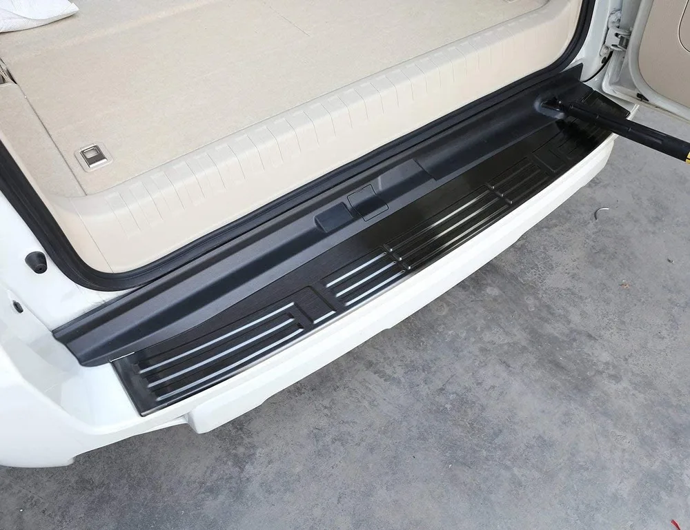 Защитная пластина для заднего бампера из нержавеющей стали Toyota Land Cruiser Prado FJ150 150