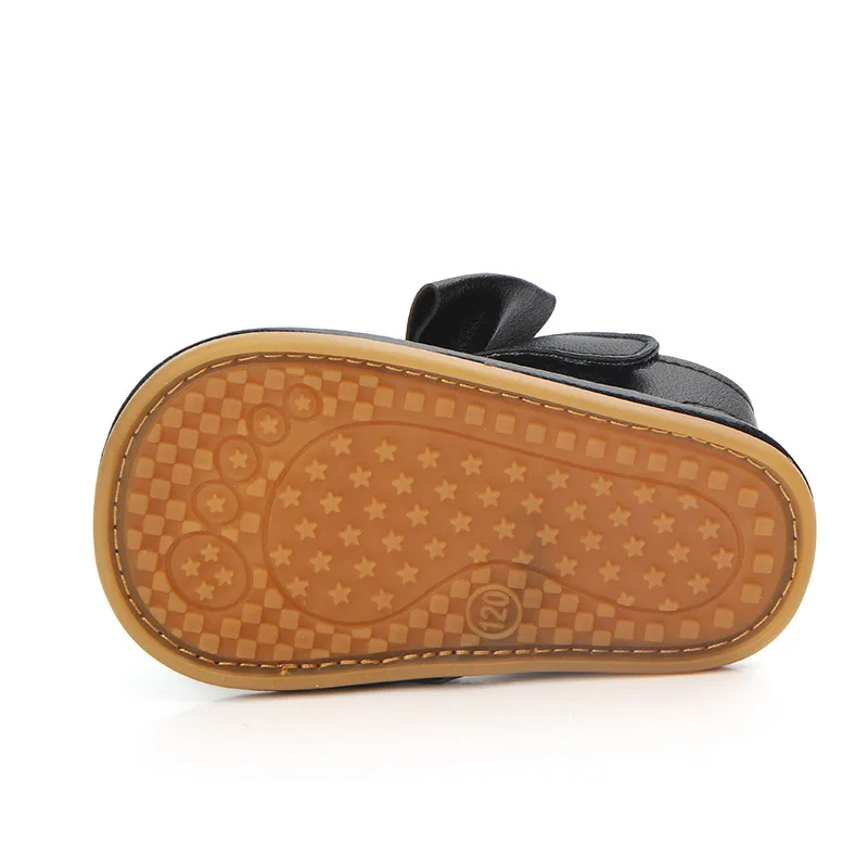 

2020 Baby First Walkers Infant Baby Girls Soft Soled PU Leather Shoes Party Princess Bow Shoes Toddler Moccasin 3-11 Months