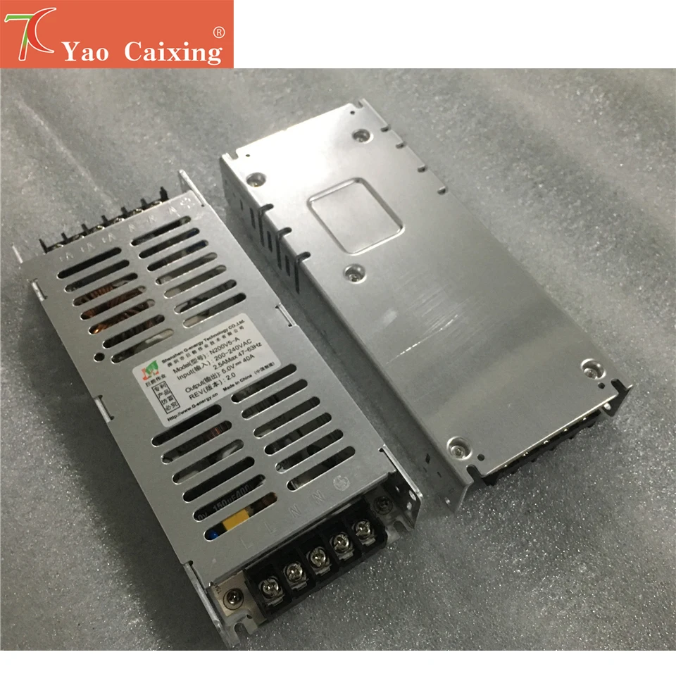 Светодиодный дисплей выделенный источник питания 5V40A 200 Вт можно управлять 6