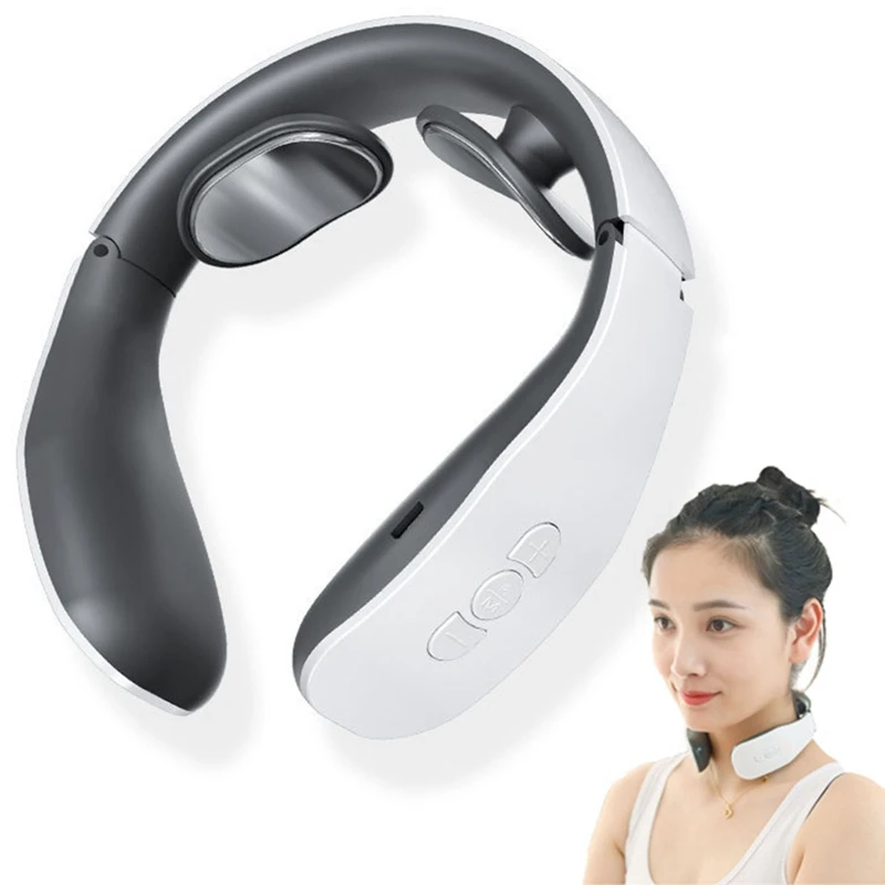 

New Remote Smart Neck Shoulder EMS Muscle Massager Trainer Relaxation Electric Pain Relief ToolCervical Vertebra Physiotherapy