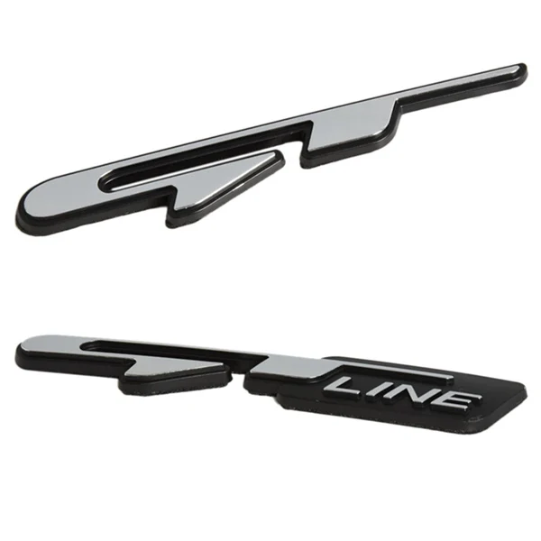 

Cool 3D Car Style Sticker Gt Line Letters Sticker For Kia Rear Trunk Fender Car Doors Stickers Gt Line