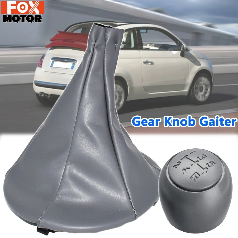 5 скоростей Ручка Переключения рулевого механизма автомобиля с кожаным