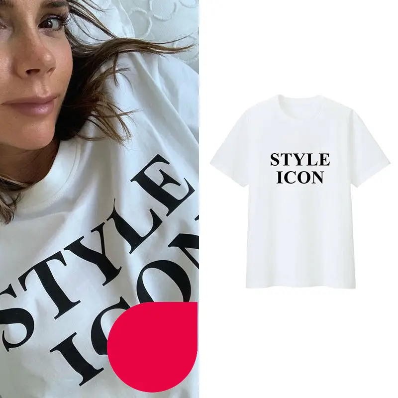 

style icon Print Women tshirt Cotton Casual Funny t shirt Gift Lady Yong Girl Top Tee INS A-1277