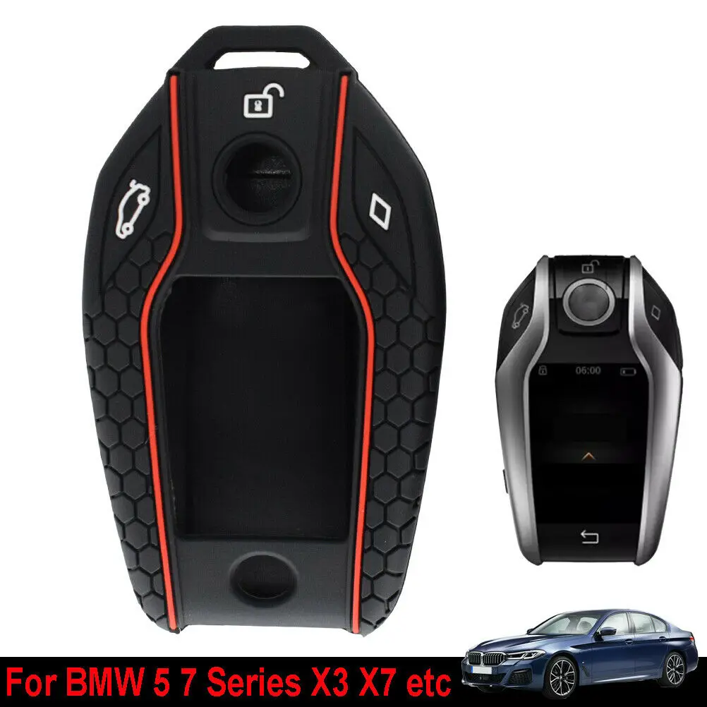 Автомобильный смарт брелок с дисплеем чехол для BMW 7 серии 740 5 G30 GT X3|case for bmw key|smart key