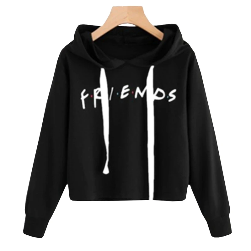

Новинка 2018, толстовки с принтом друзей, свитшоты в стиле Харадзюку, толстовки с круглым вырезом, женская одежда, Женская свободная осенняя о...