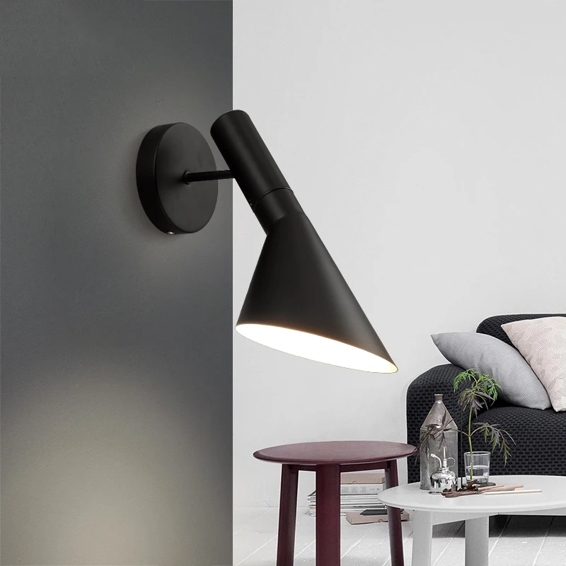 Led Wall Lamp Vintage Light Bedside Vanity Living Room Bedroom Adjustable Metal Industrial Sconce E27 Base | Лампы и освещение