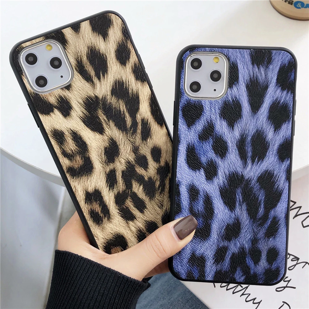 Чехол с леопардовым принтом для Samsung S20 Plus Роскошные блестящие защитные чехлы