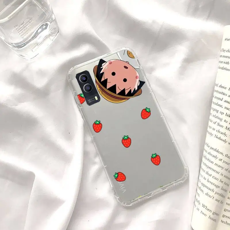 

Chibi Maruko cute cartoon Phone Case Transparent for vivo x y s 7 9 1 7 5 6 50 53 66 55 69 67 e plus pro