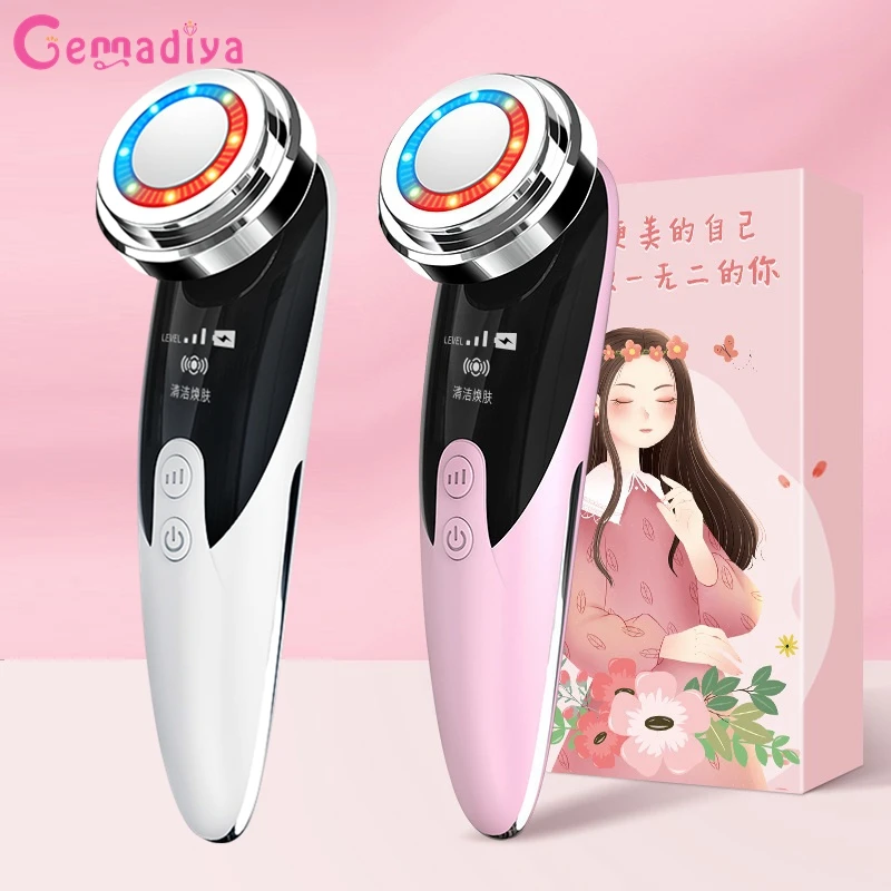 

Facial Machine Skin Tightening Device Face Massager Redio Mesotherapy Electroporation RF LED Therapy Beauty Radio Frequency