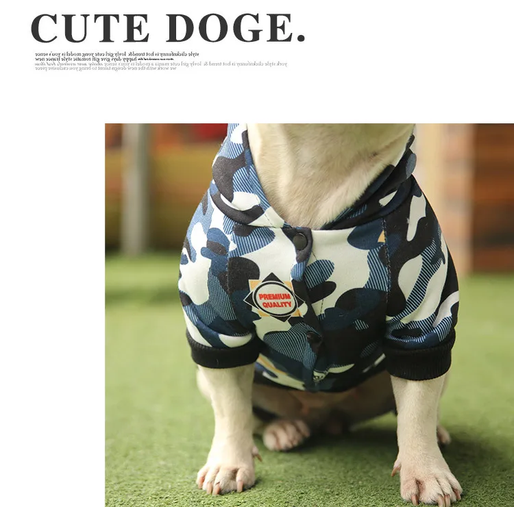 

Personality Small / medium / large dogs can wear clothing pet clothing camouflage clothes dog clothes
