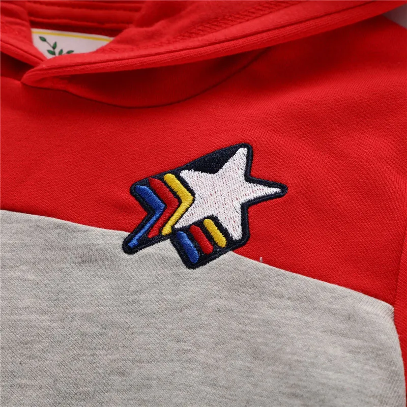 Jumping Meters/Новая Толстовка со звездой для мальчиков Осенне Весенняя верхняя одежда