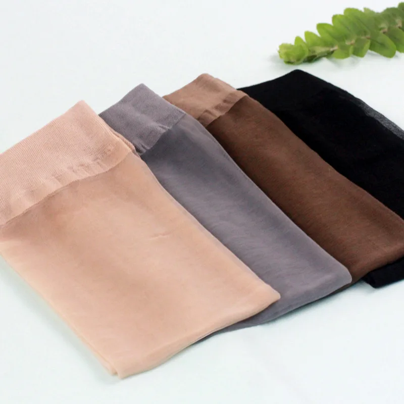 20 шт. 10 пар летние женские короткие носки тонкие прозрачные шелковые для