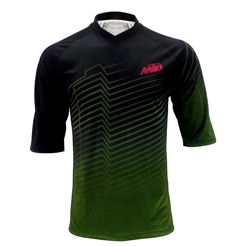 Футболка горнолыжная с коротким рукавом горный велосипед Майо велосипедная