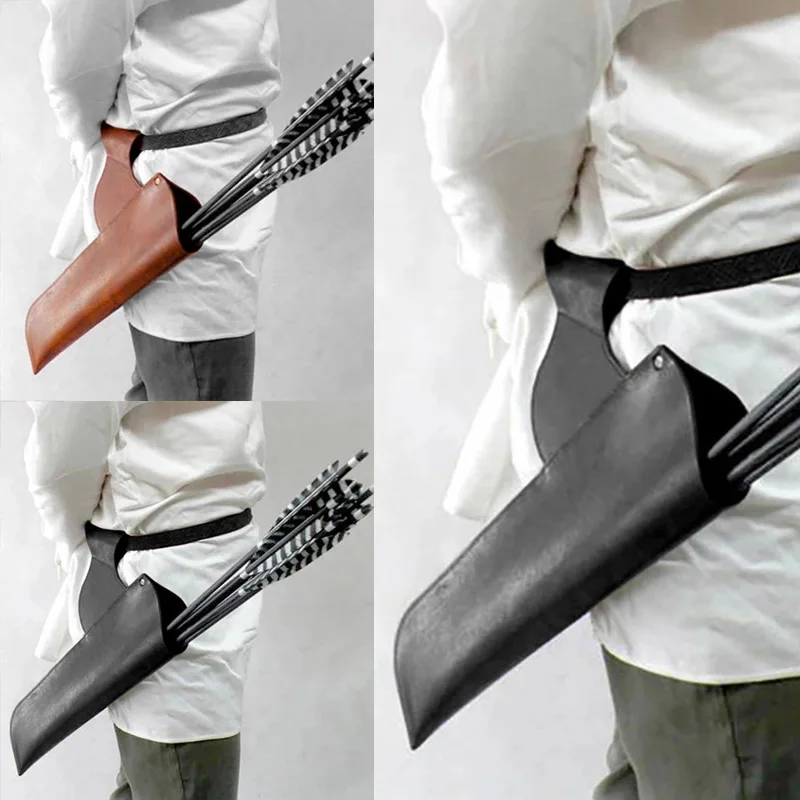 Средневековый Кожаный поясной ремень для стрельбы из лука кверр аворийский Archer