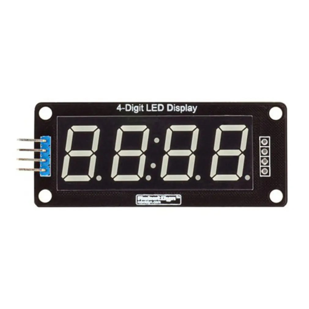 1pcs TM1637 4 Bits Digital LED Display Module For arduino 7 Segment 0.36Inch Clock RED Anode Tube Four Serial Driver Board Pack |