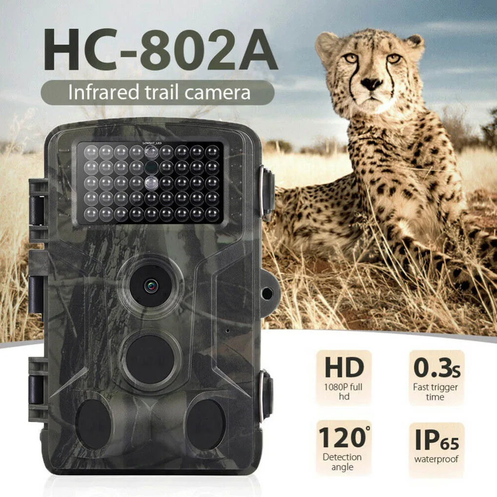 

HC802A Hunting Camera VGA 20MP 1080P Photo Traps Night Vision Wildlife infrared Hunting Trail Cameras hunt Chasse scout