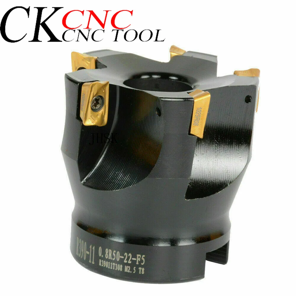 1 шт. R390-050Q22-11M 5 Флейта токарный станок с ЧПУ фреза+ 10 шт. R390-11T308M-PM твердосплавный инструмент для обработки деталей вращения фреза вставка