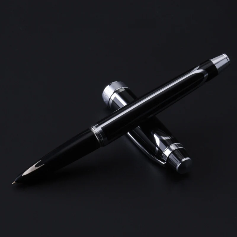 Роскошные ручки 14k перьевая ручка золотого цвета 0 5 мм с тонким перьевым