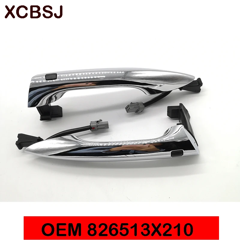 Ручка наружной двери OEM 826513X210 826613X210 передняя левая правая (с умным ключом) для HYUNDAI