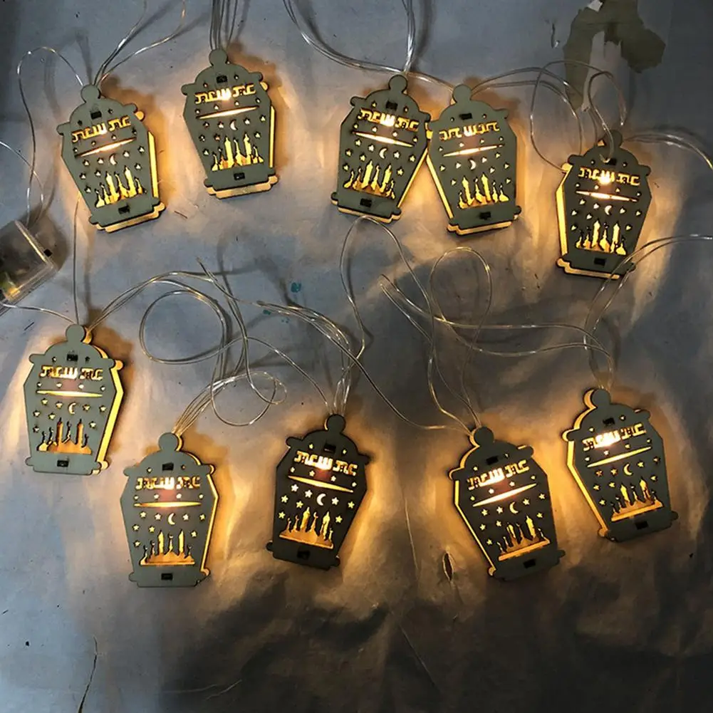 

LED Ramadan Decorations LED String Lights Happy EID Party Decor EID Mubarak Decor For Home Islam Muslim Party Wire String Garlan