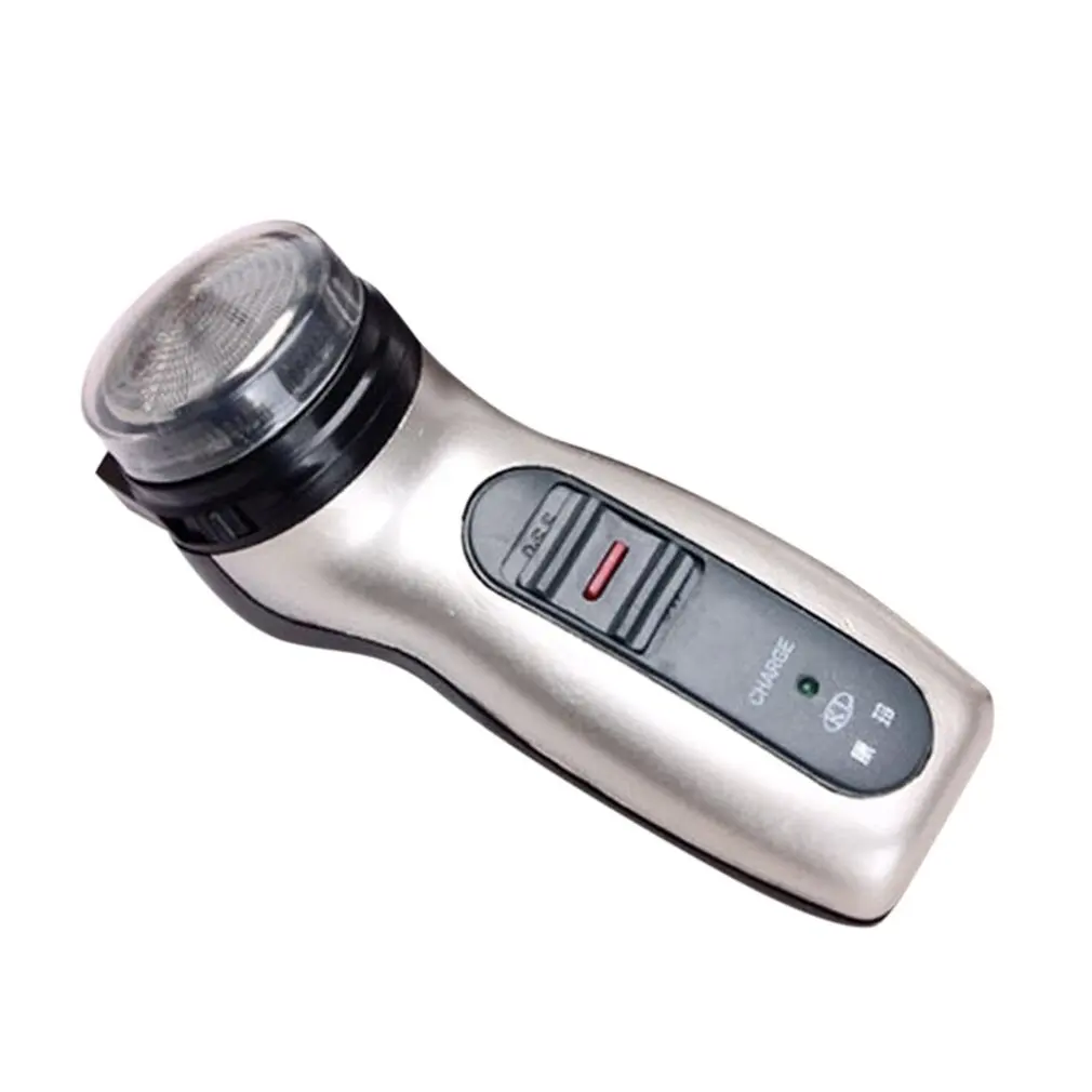 

Dual Use Men Shaver Rechargeable Stainless Steel Blade Shaving Machine Razor Rotating Portable Electric Beard Trimmer