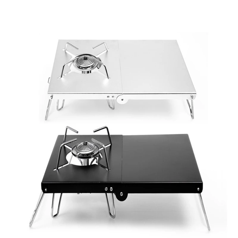 2021 газовая горелка для кемпинга портативная стол из сплава с изоляцией барбекю